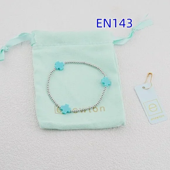 Enewton Gold Bead Cross Bracelet